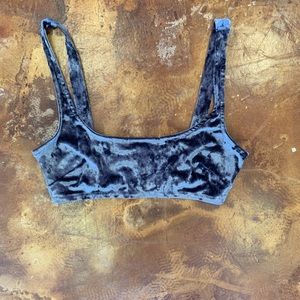 Velvet crush brallete top